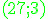 \green (27;3)